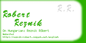 robert reznik business card